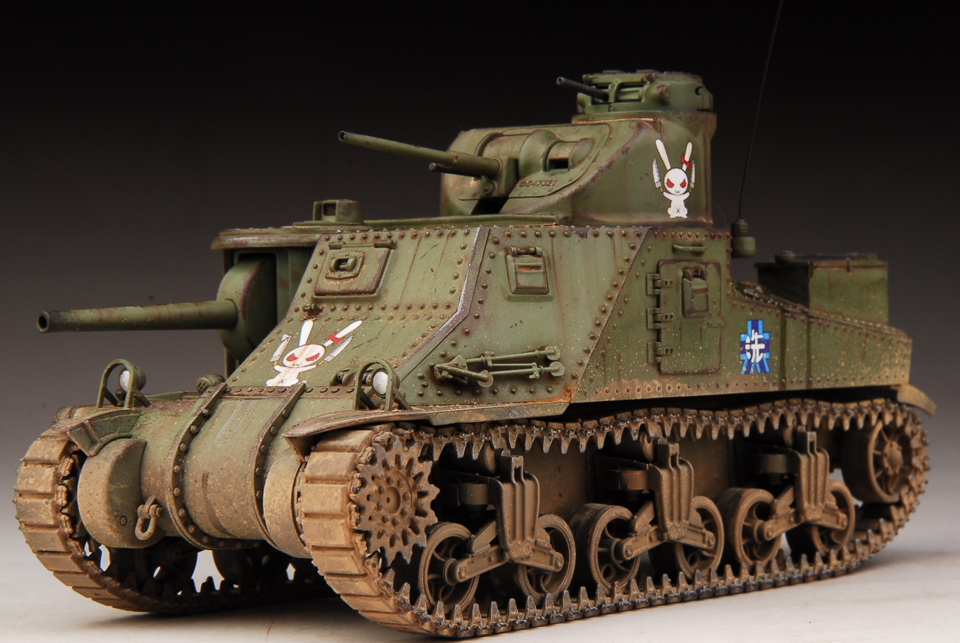 Details About Awardwinner Built Academy 1 35 M3 Lee Bolted Hull Girls Und Panzer Inter