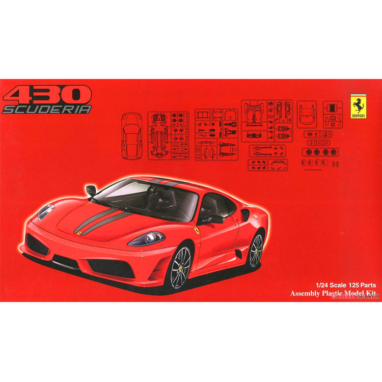 Details About Award Winner Built Fujimi 1 24 Ferrari F430 Scuderia Interior More