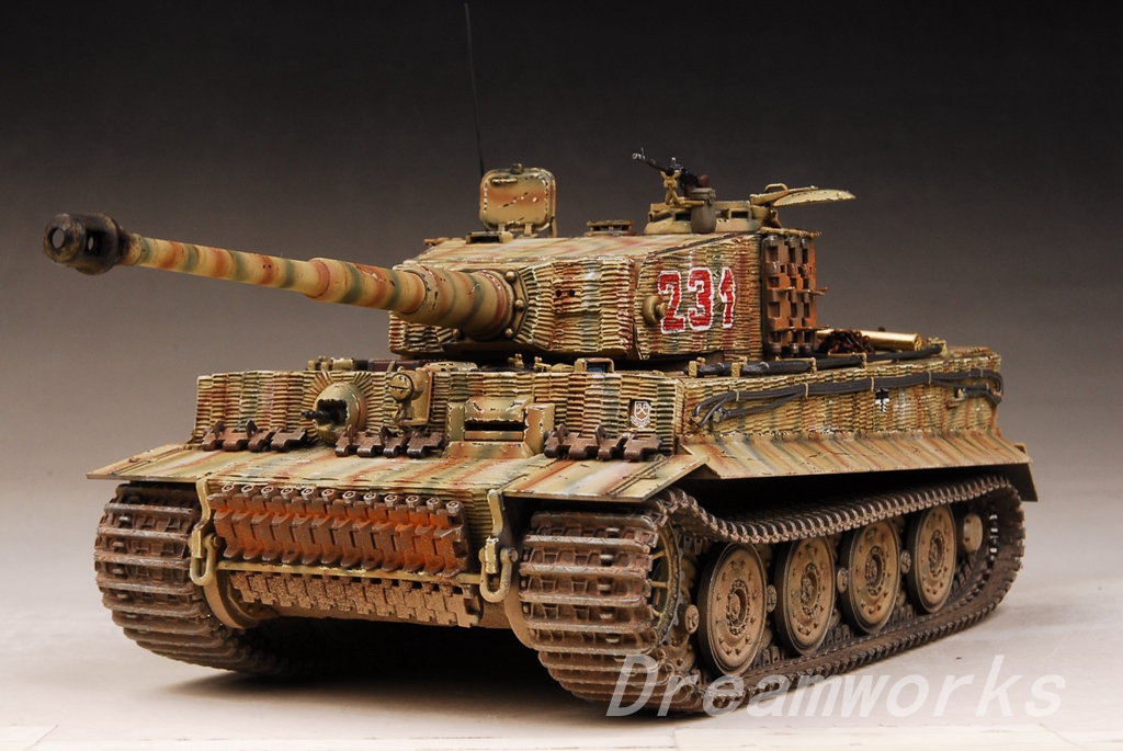 Details About Award Winner Built 1 35 Wittmann S Zimmerit Tiger 231 Bocage Pe Interior