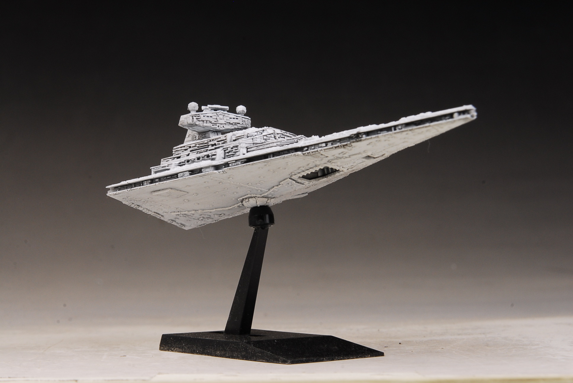 Details About Awardwinner Built Bandai 1 12000 Star Wars Imperialclass Star Destroyer Stand