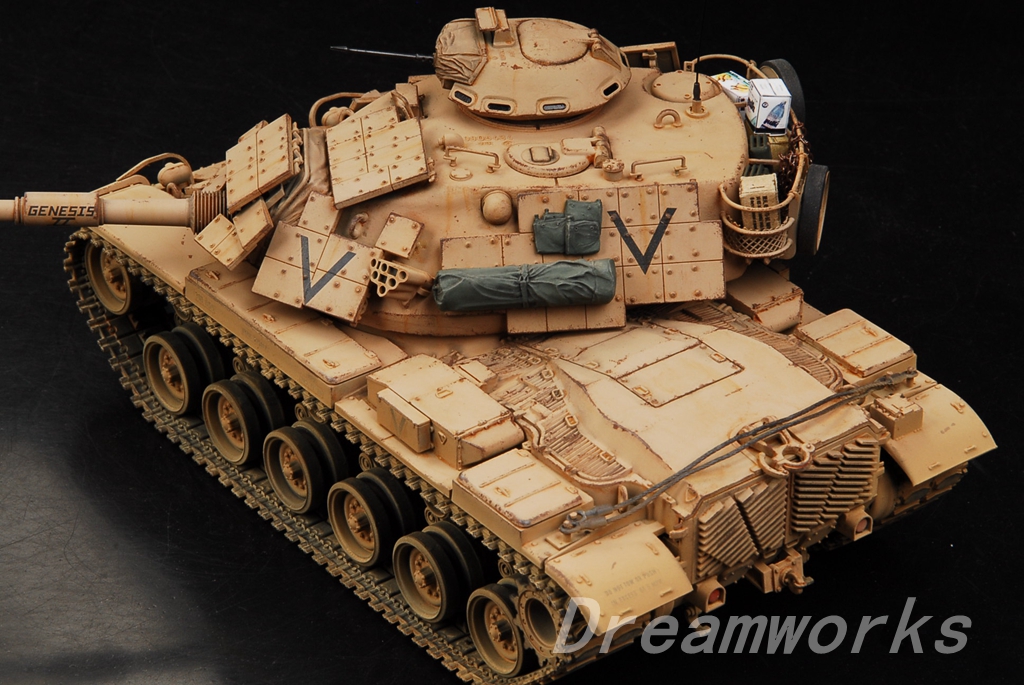 Award Winner Built Tamiya 1/35 USMC M60A1 Patton MBT w/ERA Desert Storm  +ACC