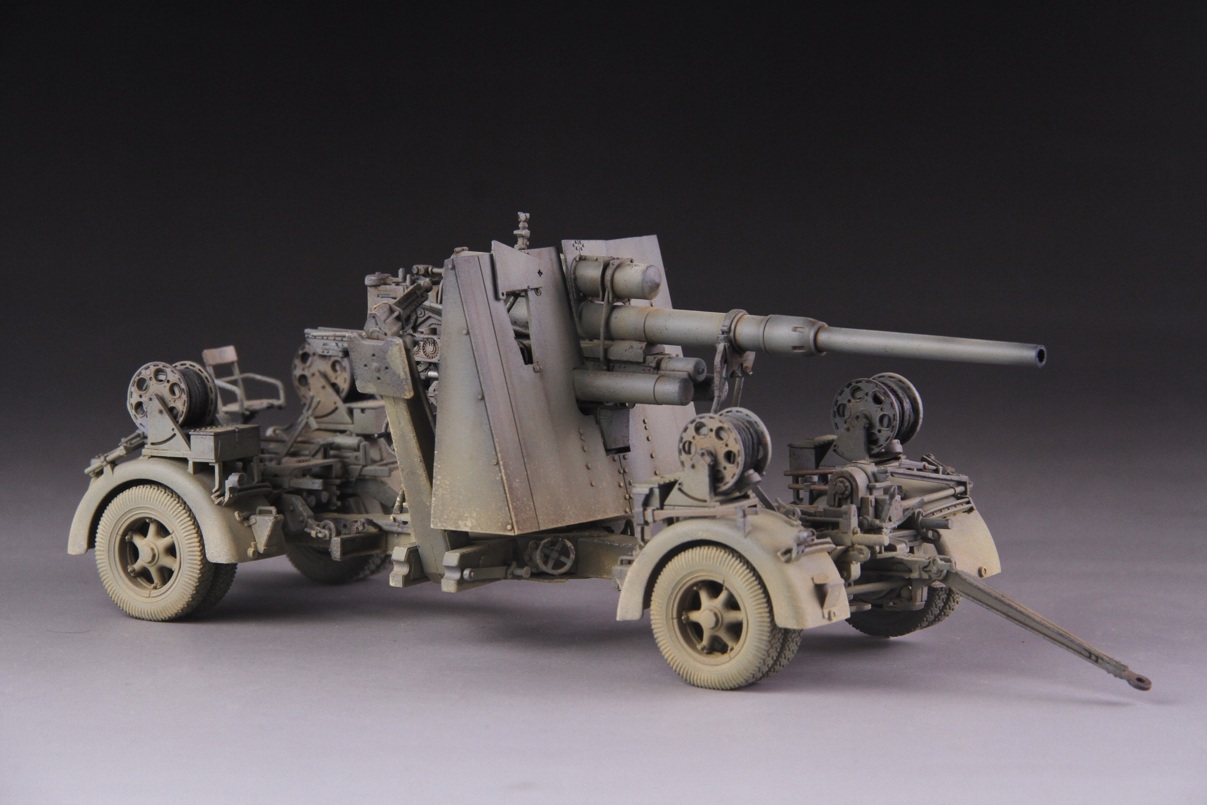 Award Winner Built Dragon 135 German 88cm Flak 88mm Artillery Pe Ebay